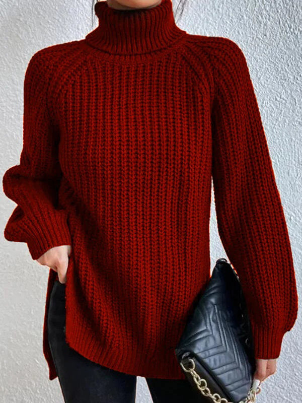 Ashlee - Chunky Knit Turtleneck Sweater
