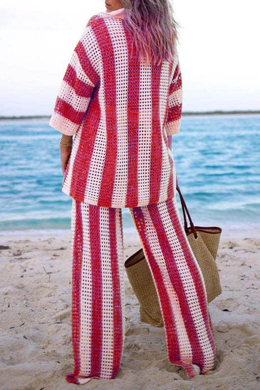 Amelia - Striped Set Elegant & Comfortable