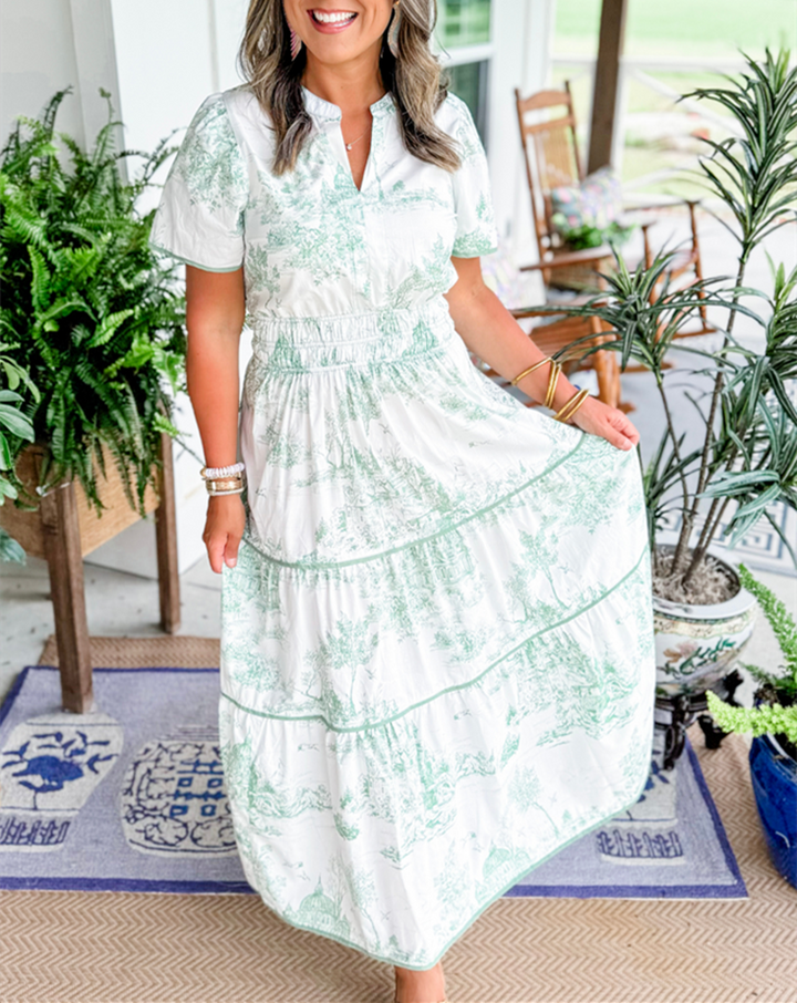 JUNESSA – TOILE MAXI DRESS