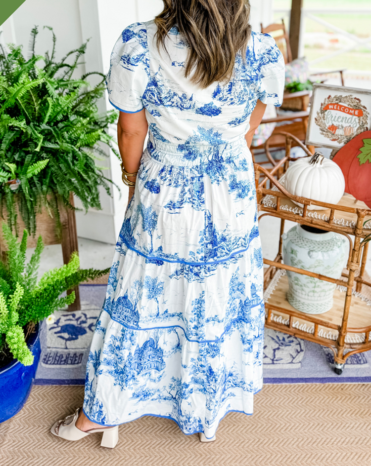 JUNESSA – TOILE MAXI DRESS