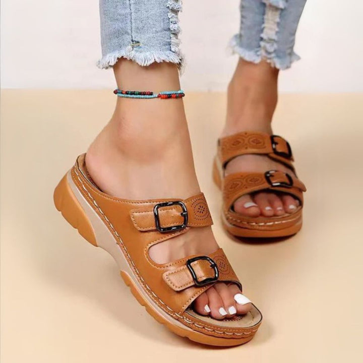 Diora | Orthopedic Leather Sandals