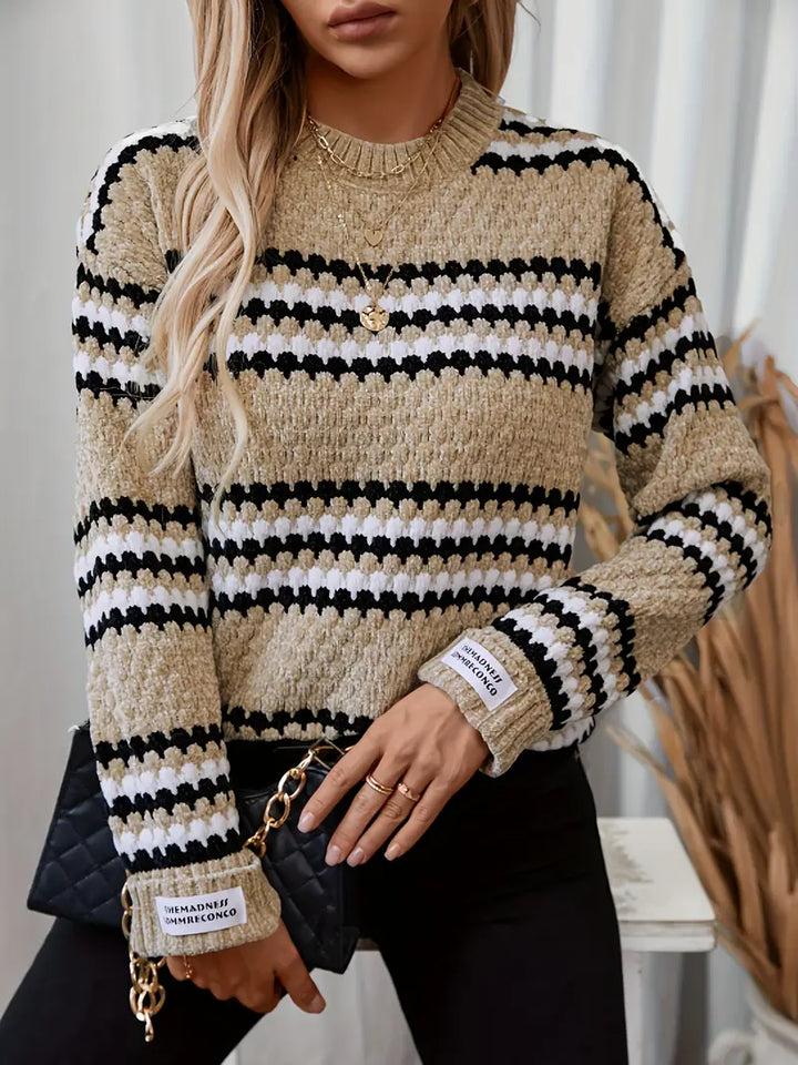 Essential Striped Sweater with Classic Fit