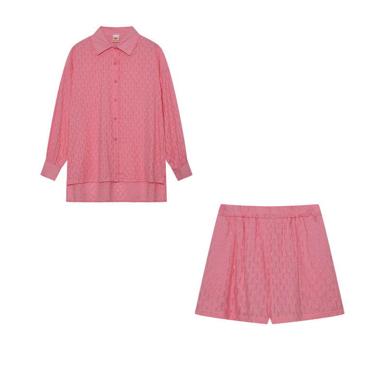 Elizabeth - Breezy Shirt And Shorts Set