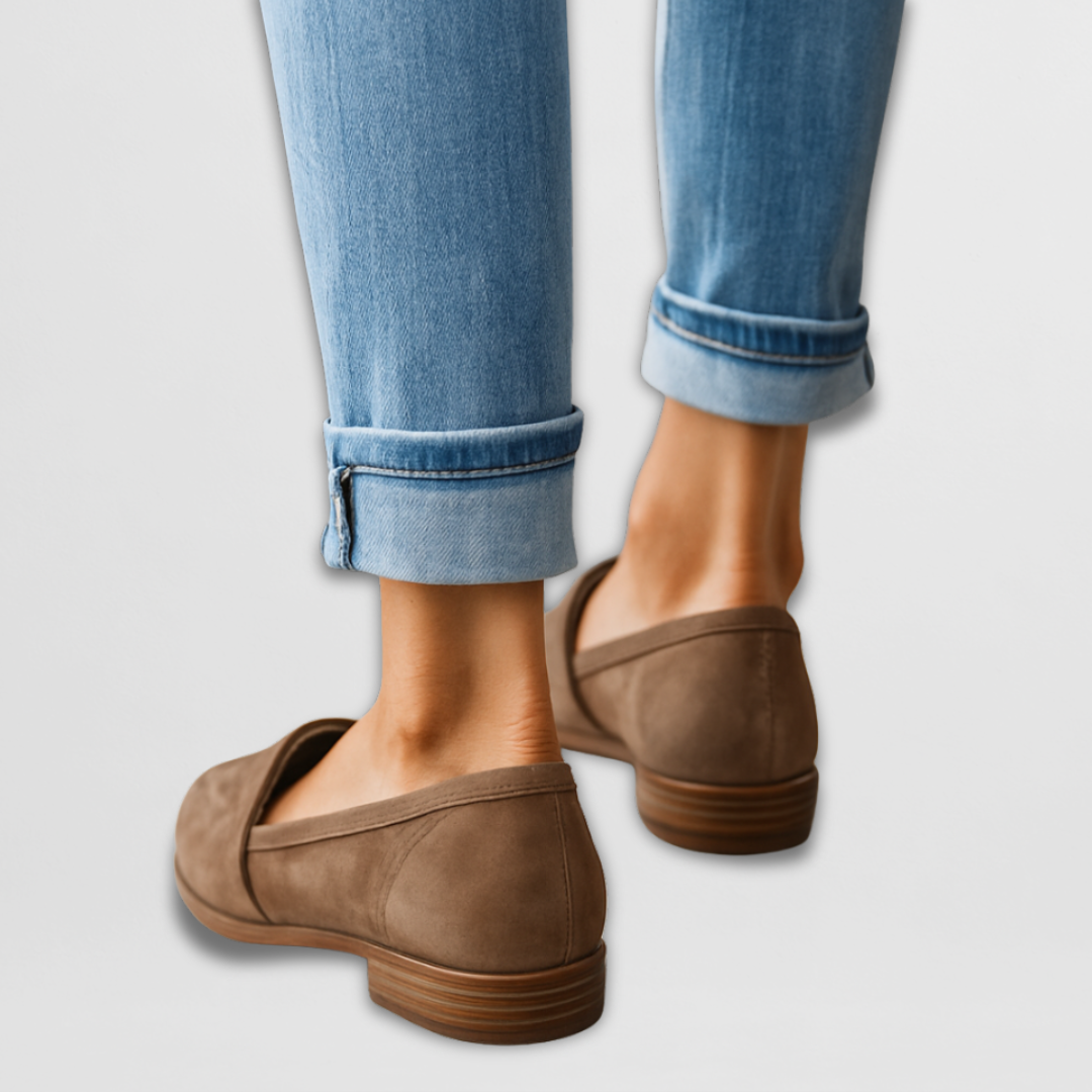 Claire - Soft Suede Loafers