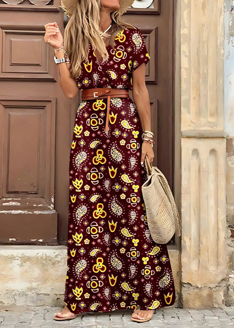 Tahlee - Elegant Bohemian Maxi Dress