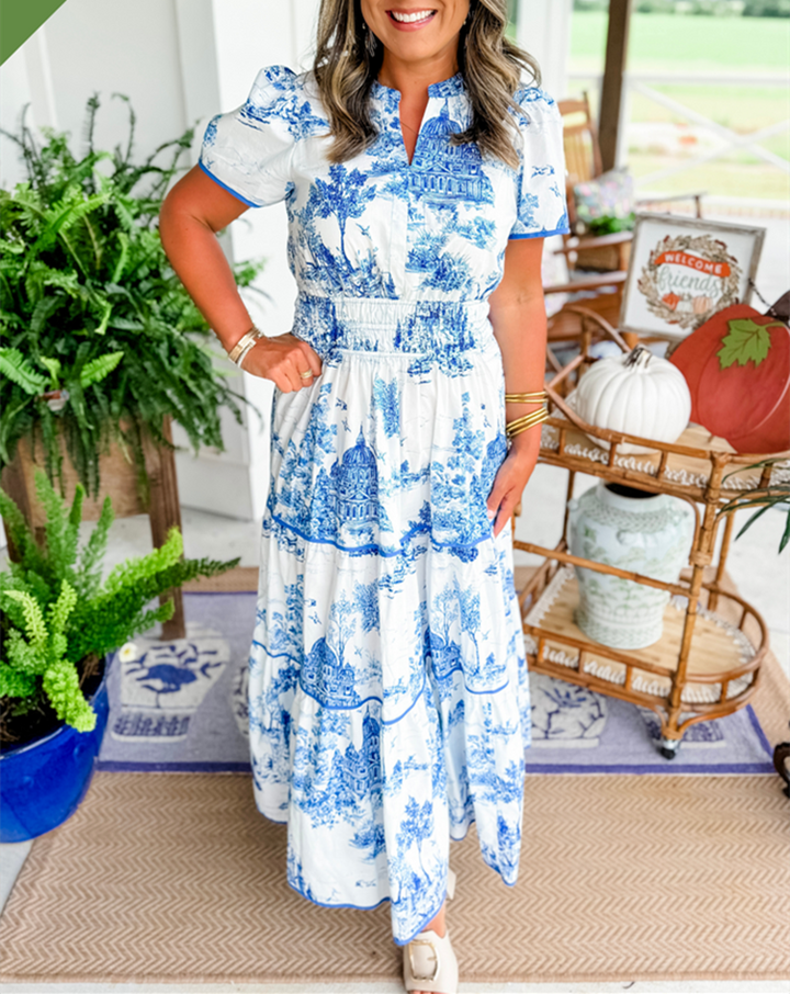 JUNESSA – TOILE MAXI DRESS