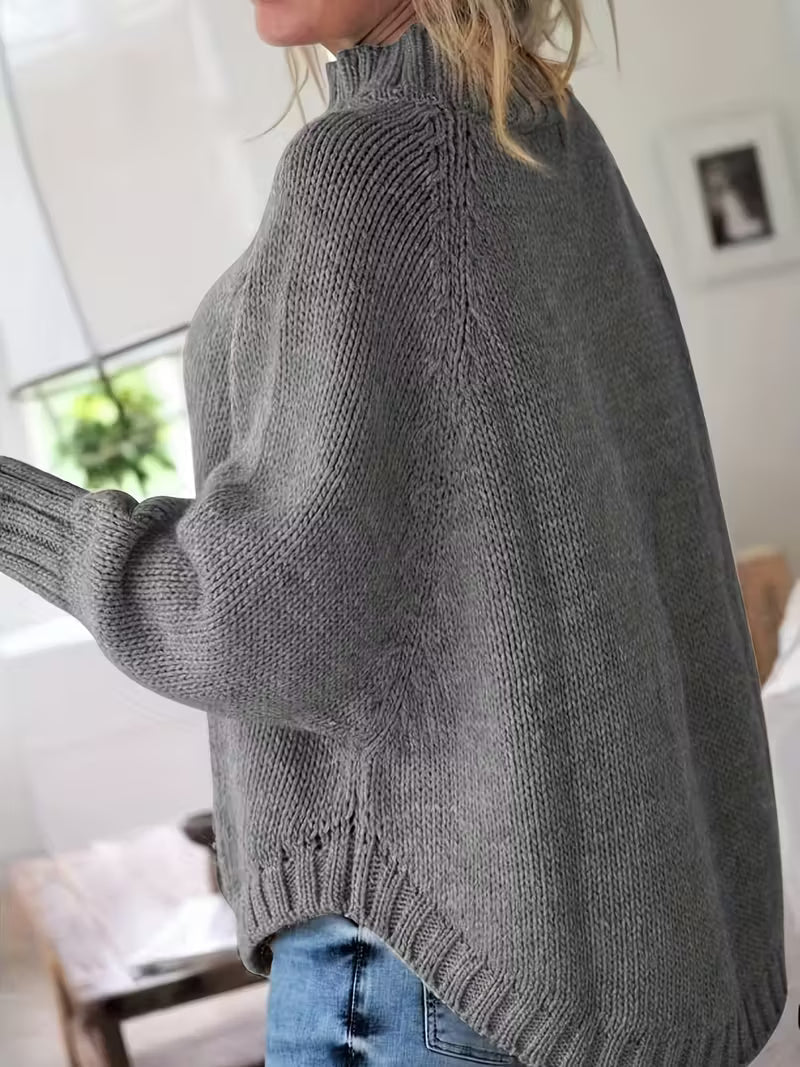PAMELLA – CABLE KNIT OVERSIZED SWEATER