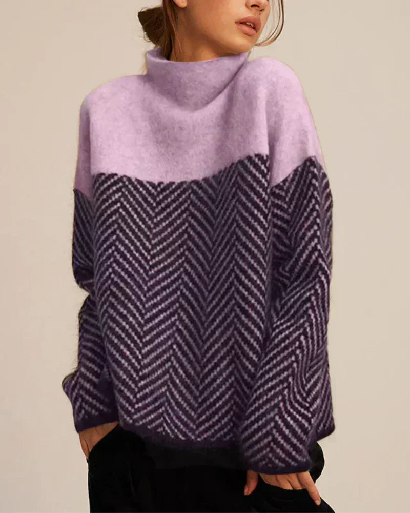Norah - Cotton Turtleneck Sweater