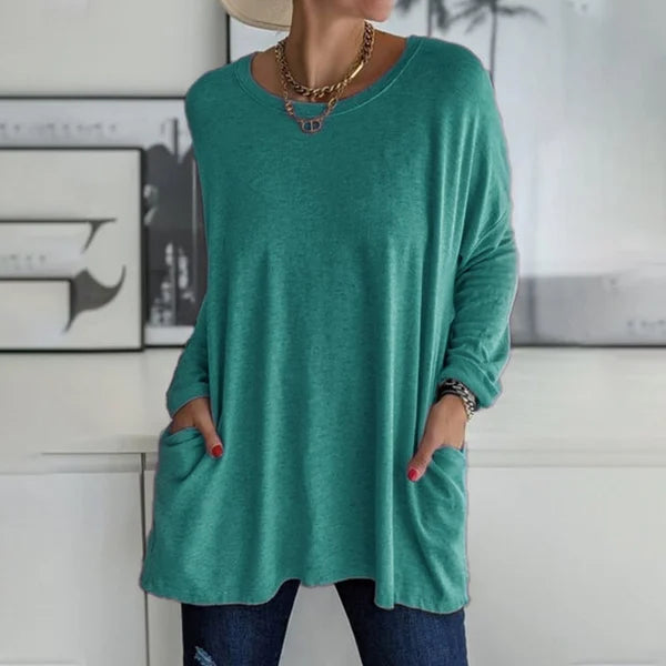 Sabrina - Relaxed Pocket Knit Sweater