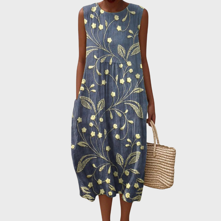 NYLI – COMFORTABLE CASUAL FLORAL DRESS