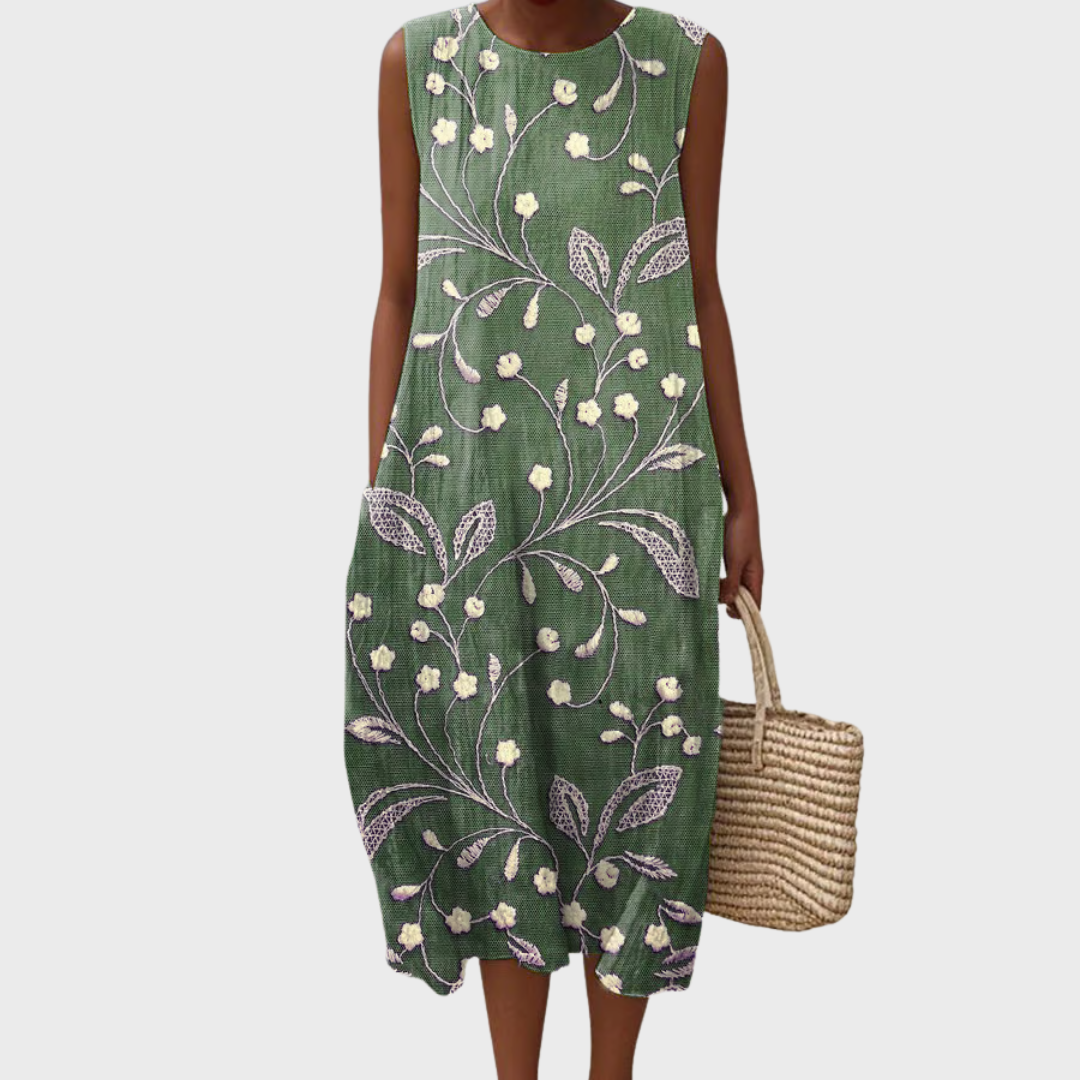 NYLI – COMFORTABLE CASUAL FLORAL DRESS