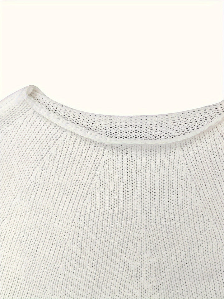 Natalie | Elegant Batwing Knit Pullover
