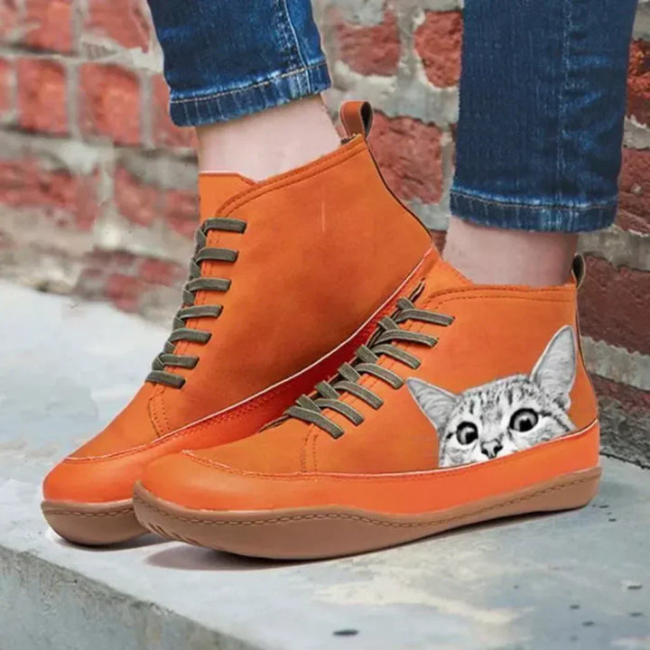 ELENA – LEATHER BOOTS FOR CAT LOVERS