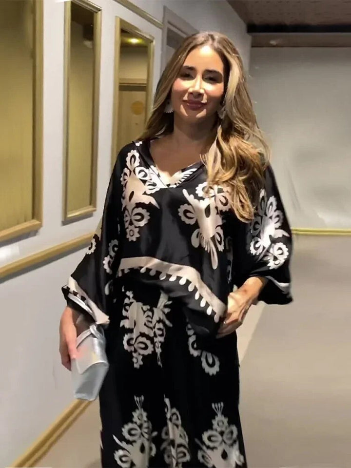 MILANI – IRREGULAR PRINT TROUSERS SET