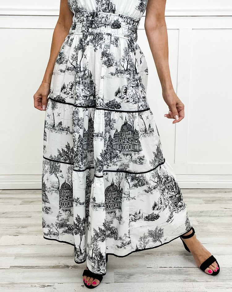 JUNESSA – TOILE MAXI DRESS