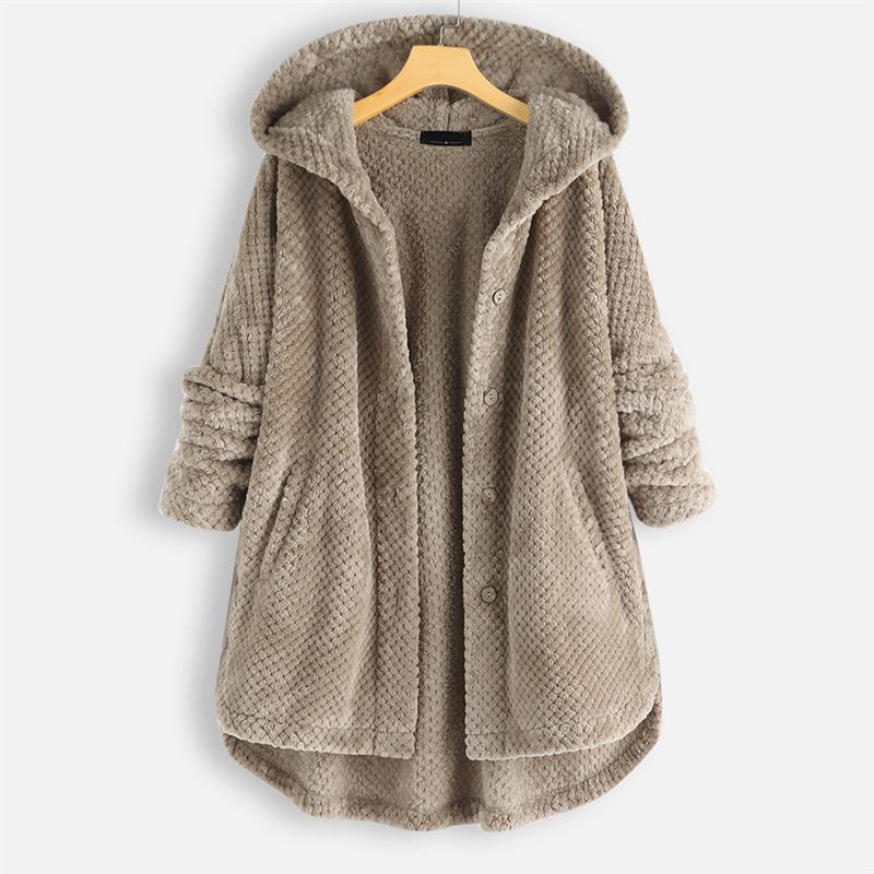 Serenovelle  – WINTER HOODED DOUBLE-FACED FLEECE COAT