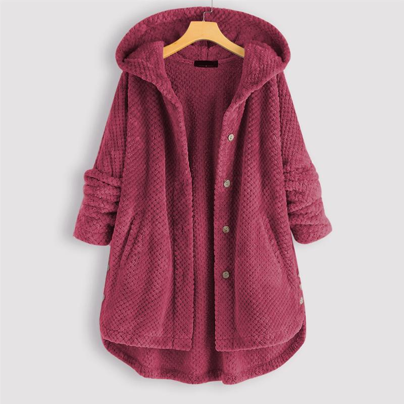 Serenovelle  – WINTER HOODED DOUBLE-FACED FLEECE COAT