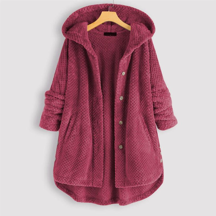 Serenovelle  – WINTER HOODED DOUBLE-FACED FLEECE COAT
