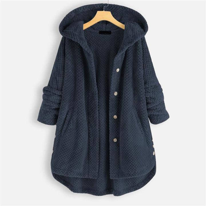 Serenovelle  – WINTER HOODED DOUBLE-FACED FLEECE COAT