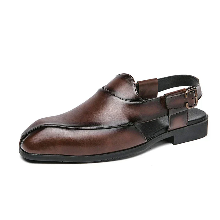 Cambridge Leather Cutout Loafers