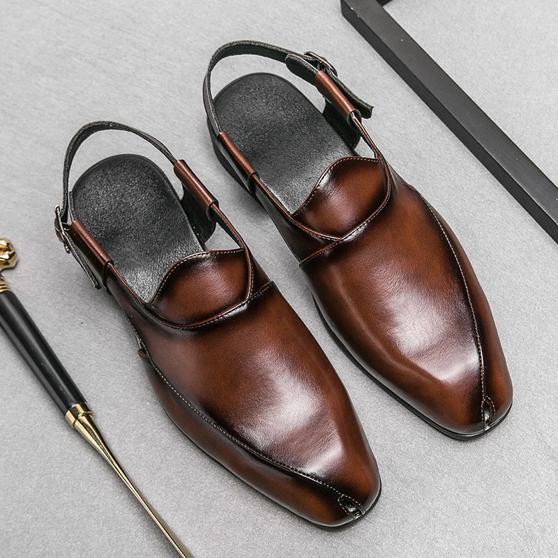 Cambridge Leather Cutout Loafers