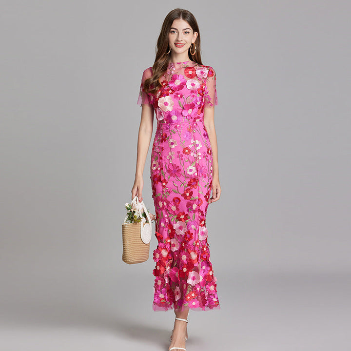 Solara - Floral Finesse Dress