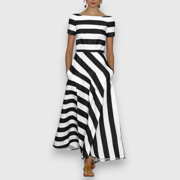 Lorie – Sophisticated Striped Dress