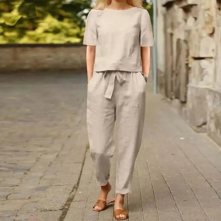 Lily - Two-Piece Linen Set