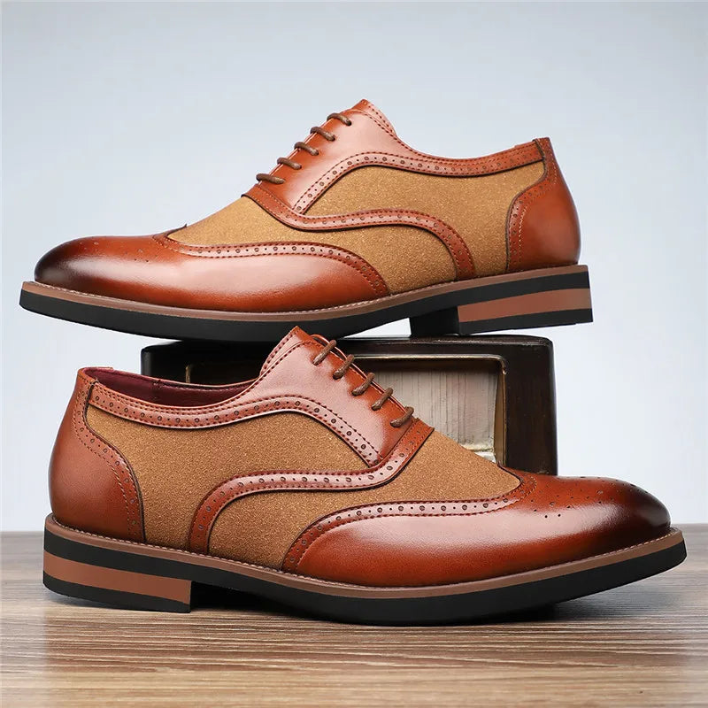 BAIRSTOW – TWO TONE OXFORD SHOES