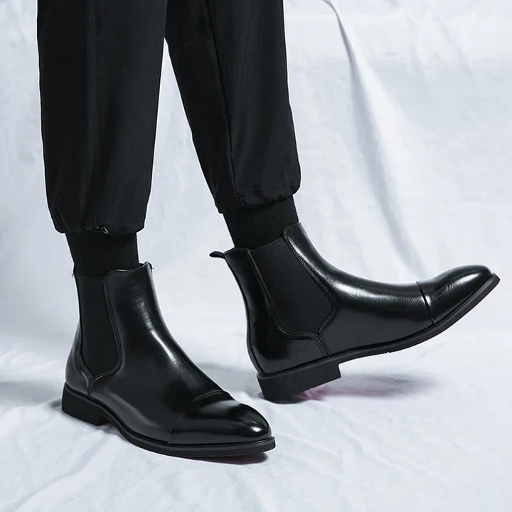Giovanni Rossi Leather Chelsea Boots