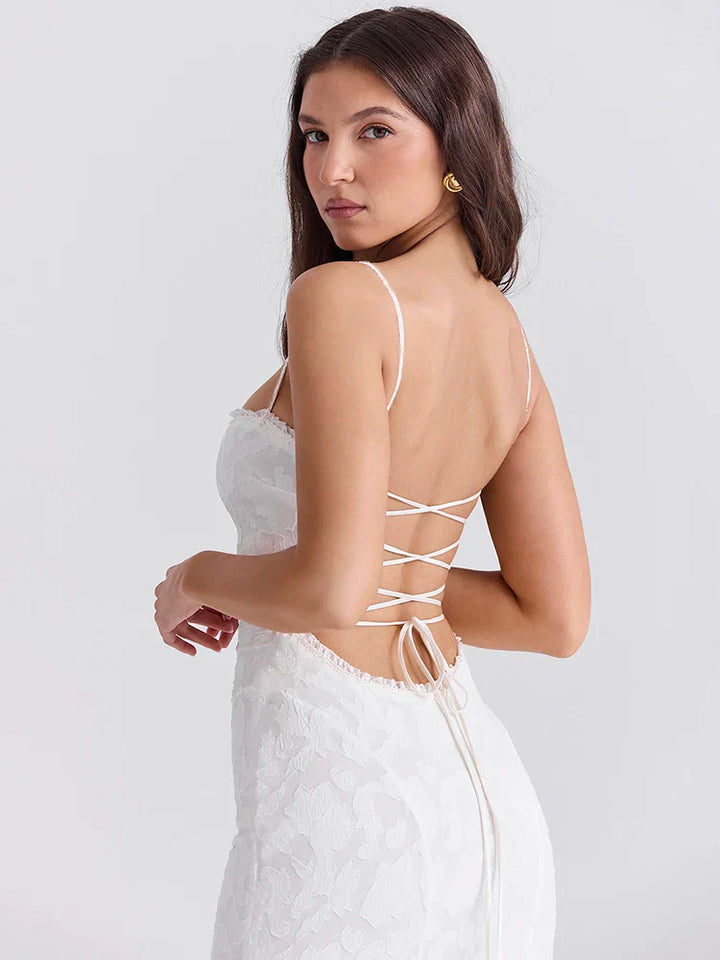 OPHELIA – SELENE ROMANTIC LACE MAXI DRESS