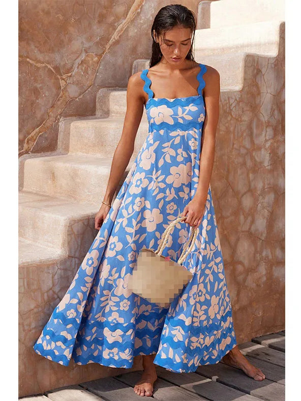 Solana - Elegant Floral Maxi Dress