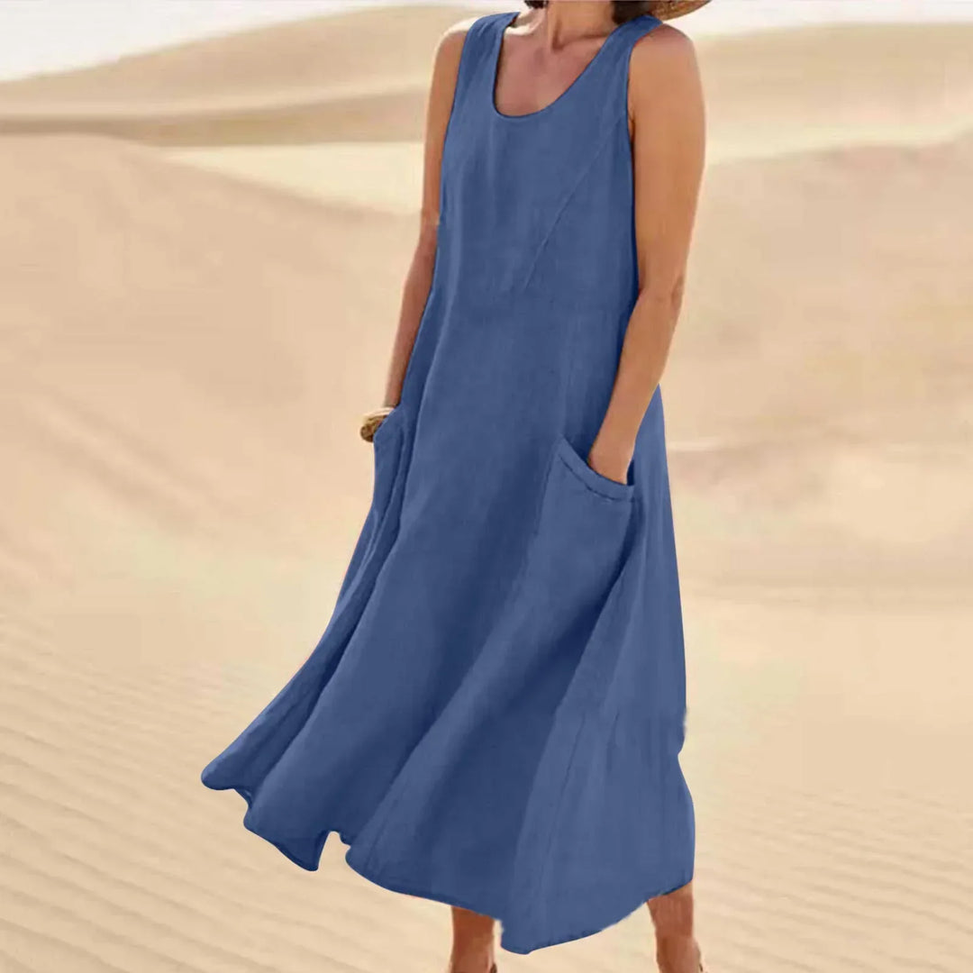 LYSARA – SUMMER LINEN DRESS