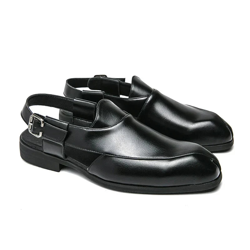 Cambridge Leather Cutout Loafers
