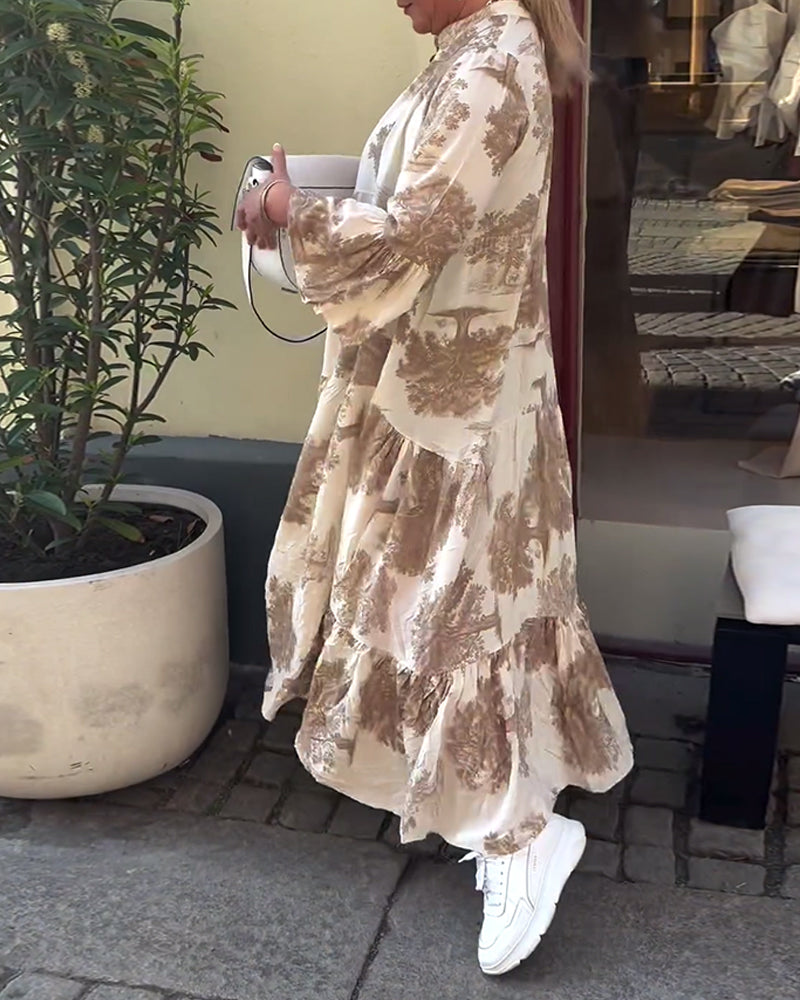 AZRIELLE – LONG FLORAL DRESS