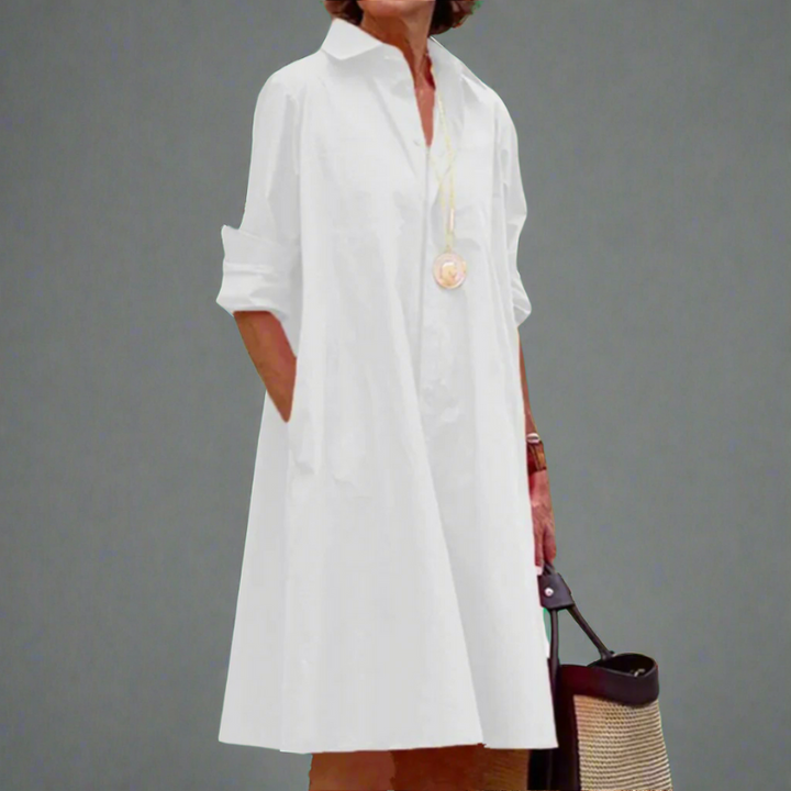 THALIRA – ELEGANT PREMIUM MIDI DRESS FOR TIMELESS STYLE