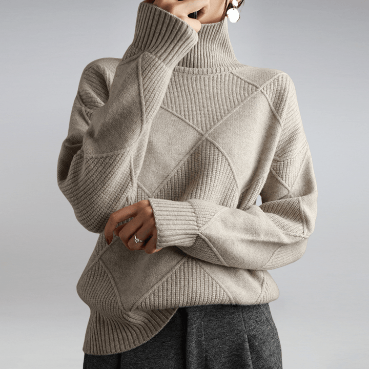SYLVARITH – SOFT TURTLENECK SWEATER