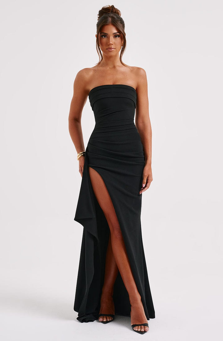 FALLON – ELEGANT STRAPLESS MAXI DRESS