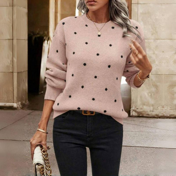 SYLVARAETH – POLKA DOT KNITTED SWEATER