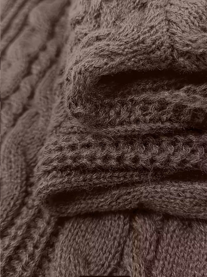 JAKYNTA – CASUAL HOODED SWEATER DRESS