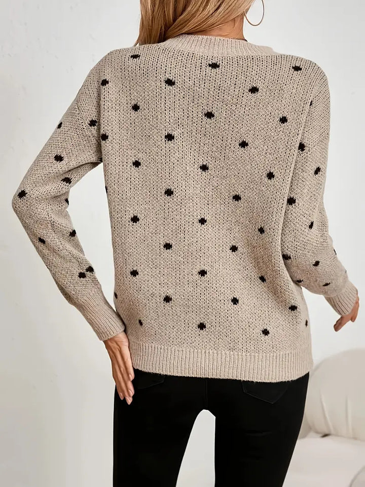 Women's Comfortable Round Neck Sweater
