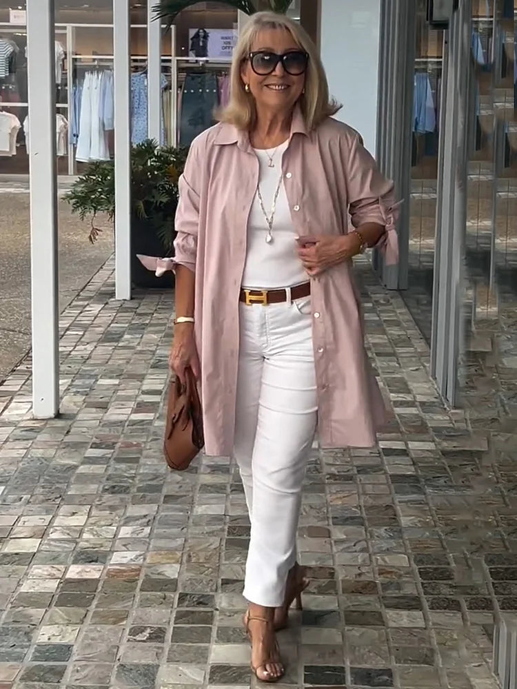 XARIA – FLATTERING COTTON STAND COLLAR JACKET