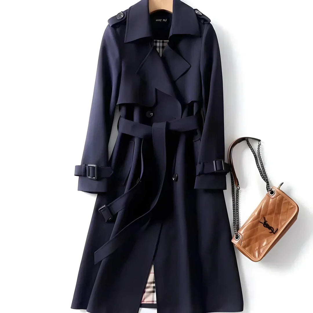 Genevieve - Elegant Trench Coat with Timeless Style