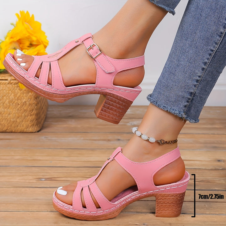 Tierra - Vintage Block Sandals