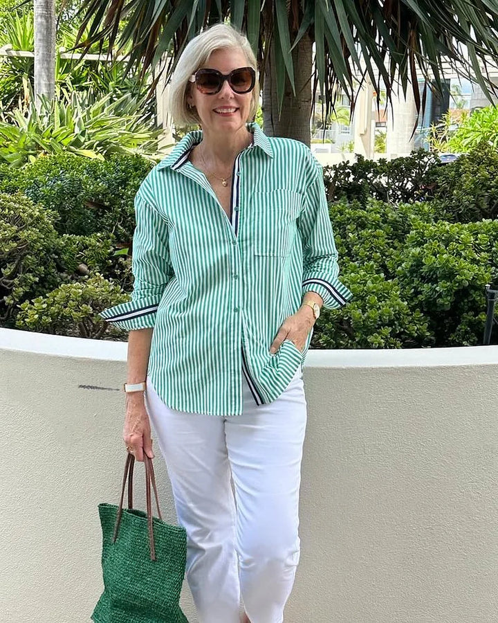 NAELYSS – STRIPED SHIRT FOR MODERN EFFORTLESS STYLE