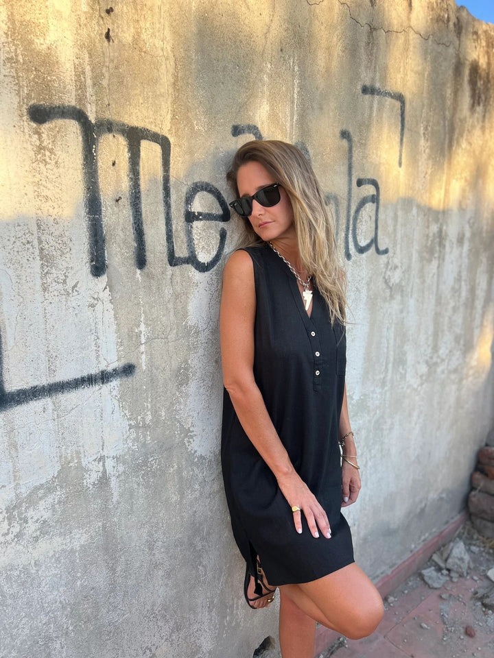 Macy - Comfy Cotton and Linen Summer Dress