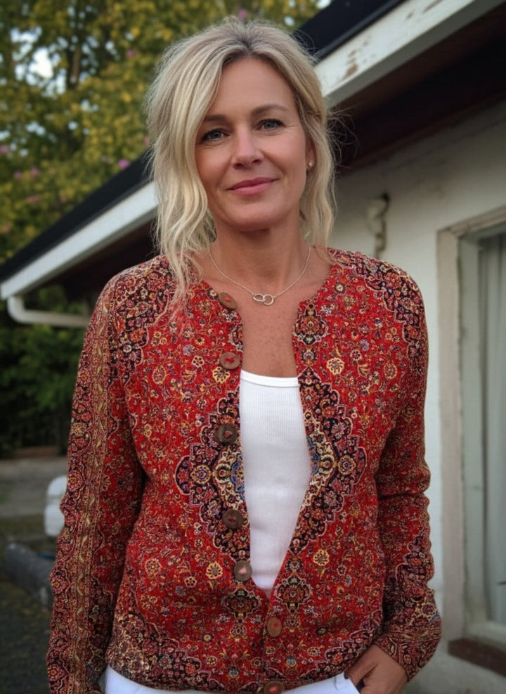 Vintage Art Casual Cozy Long Sleeve Sweater