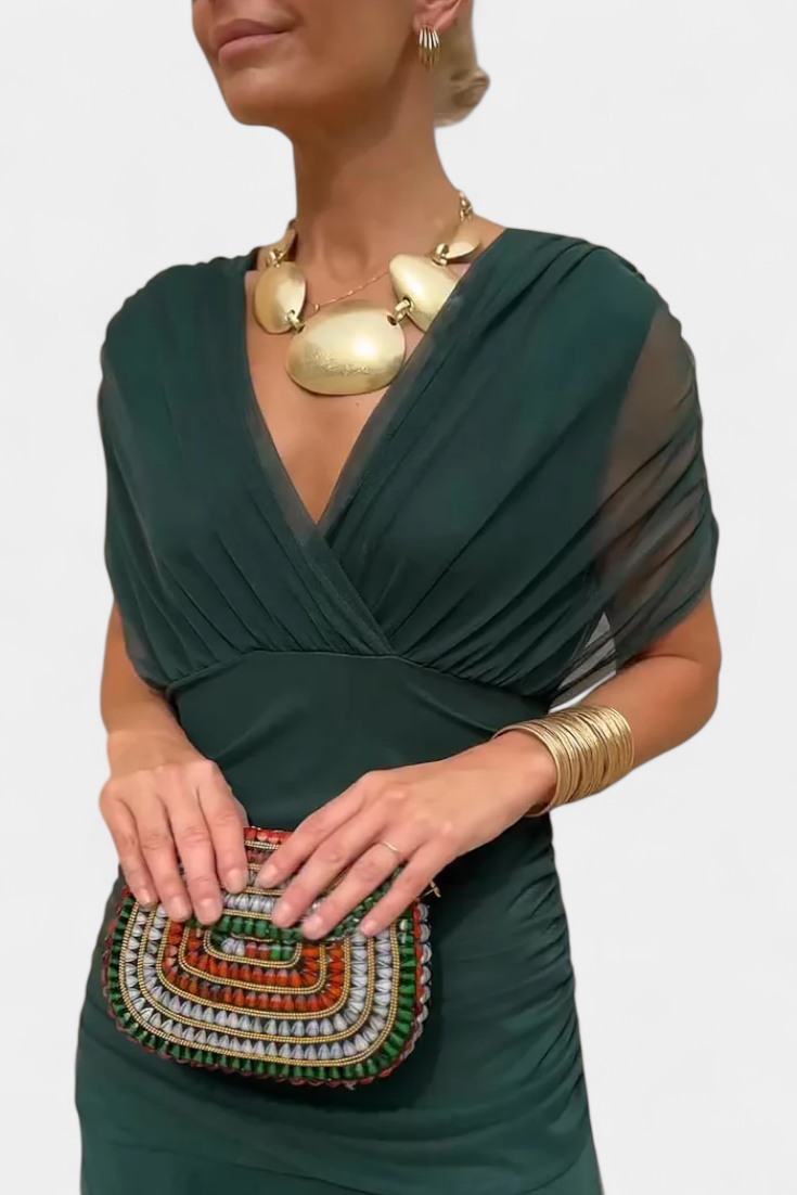 SYLTHERA – ELEGANT WOMEN’S ROMANTIC LONG FLORAL DRESS