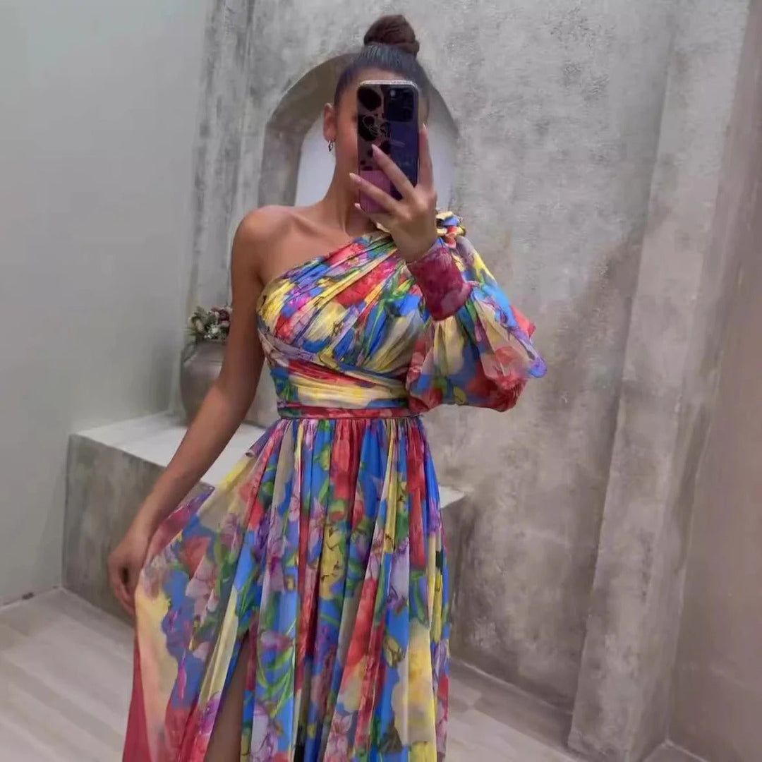 EVANIA – CHIC FLORAL DRESS