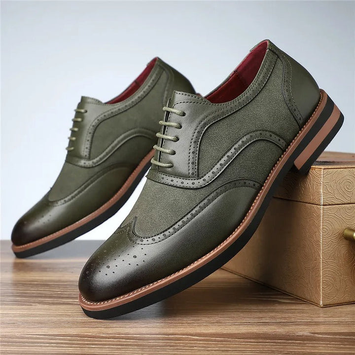 Brookfield Leather & Suede Oxfords